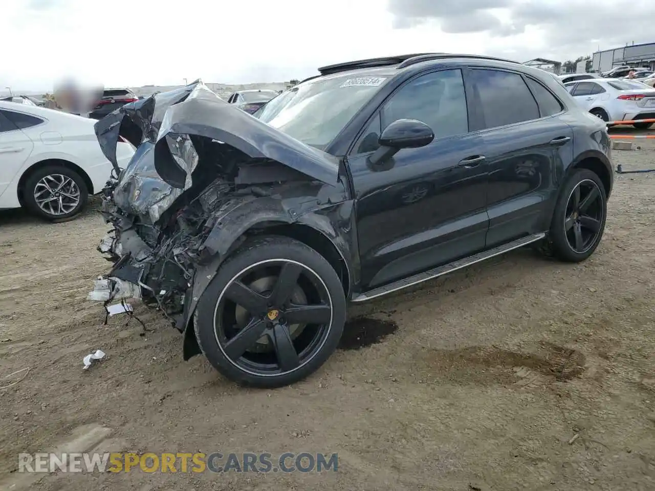 1 Photograph of a damaged car WP1AA2A51LLB15215 PORSCHE MACAN 2020