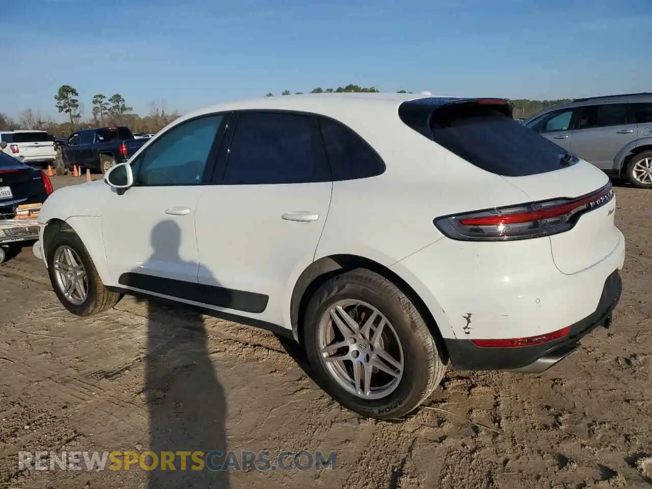 2 fotografías del automóvil dañado WP1AA2A52LLB03042 PORSCHE MACAN 2020