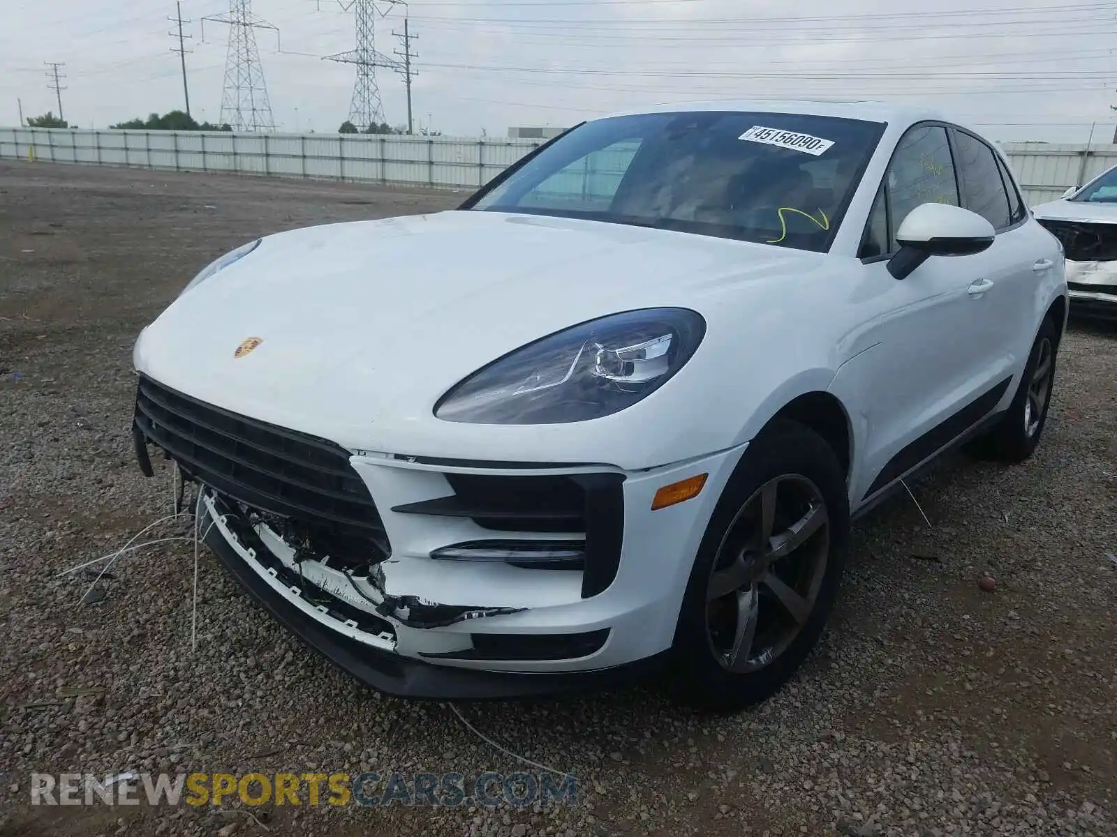 2 Photograph of a damaged car WP1AA2A52LLB07589 PORSCHE MACAN 2020