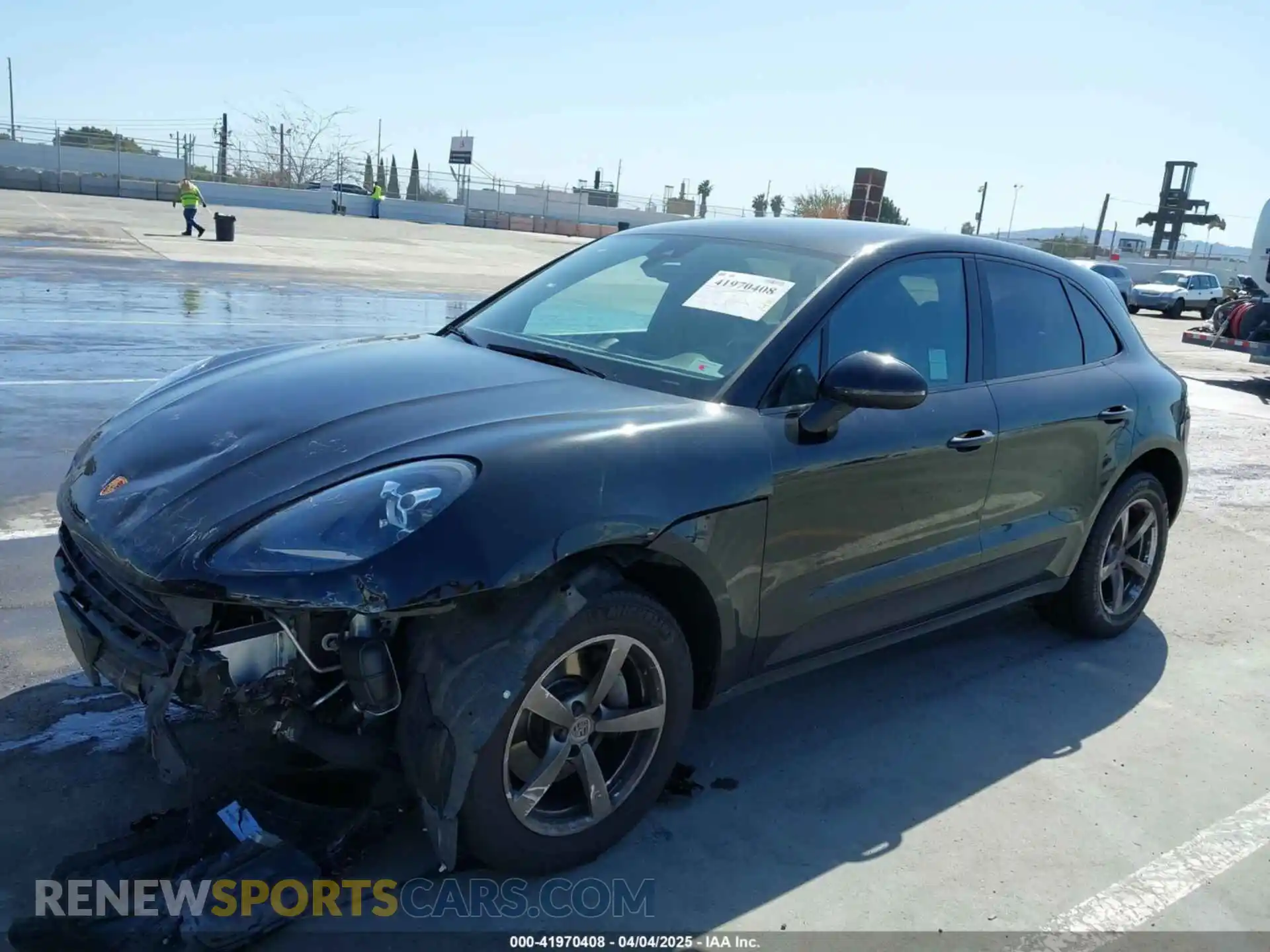 2 fotografías del automóvil dañado WP1AA2A52LLB12887 PORSCHE MACAN 2020
