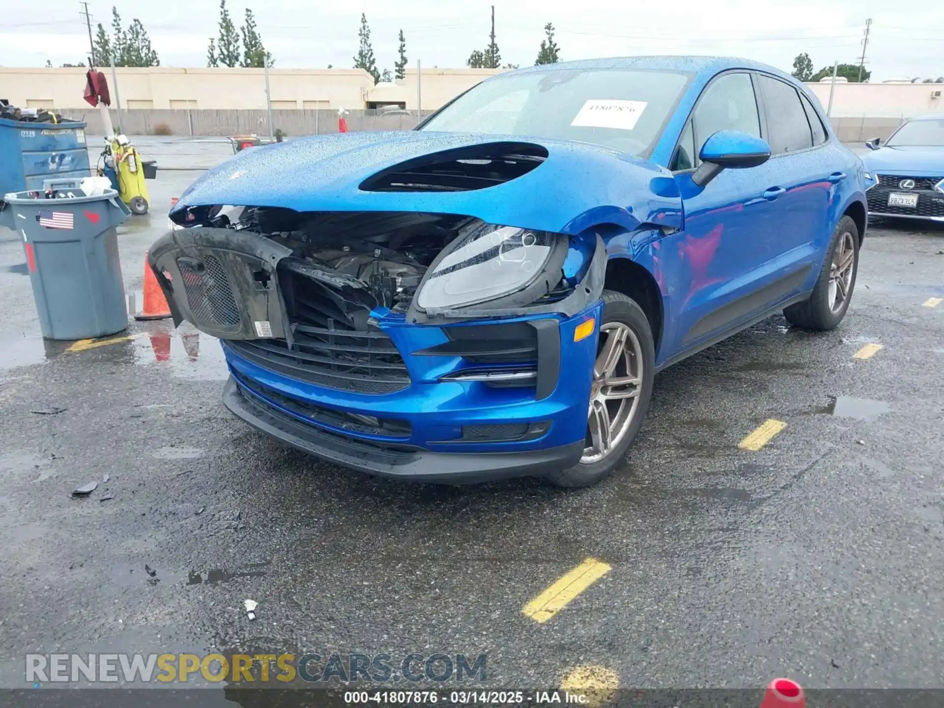 2 Photograph of a damaged car WP1AA2A53LLB11778 PORSCHE MACAN 2020