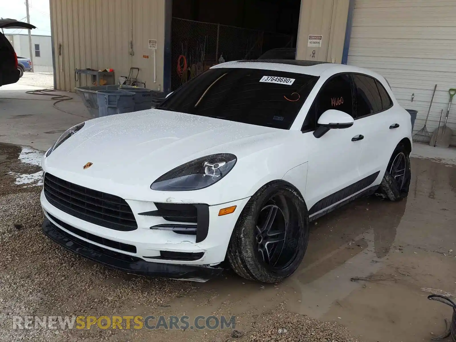 2 Photograph of a damaged car WP1AA2A54LLB01454 PORSCHE MACAN 2020