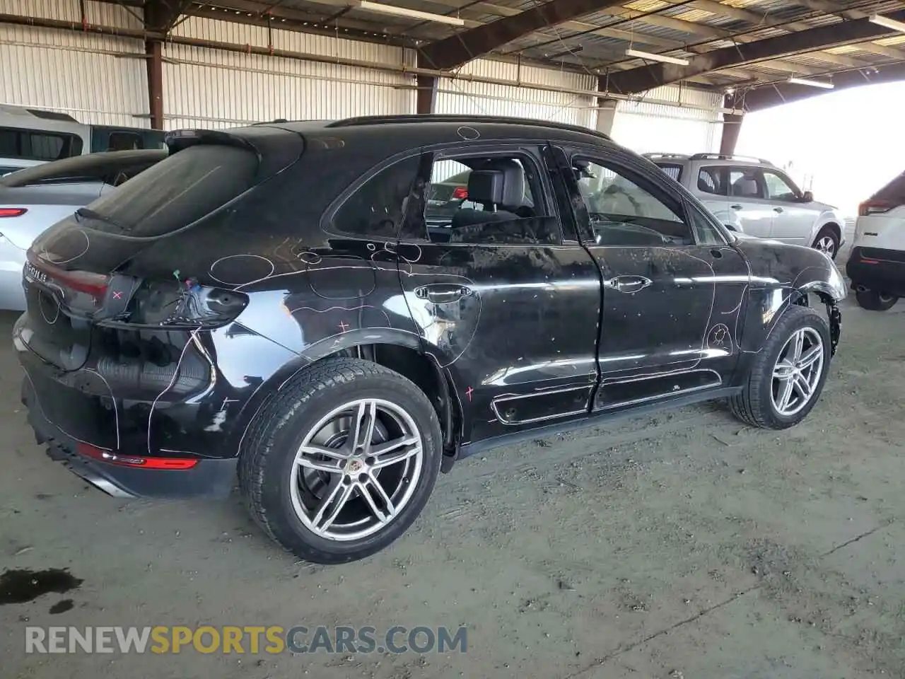 3 Photograph of a damaged car WP1AA2A54LLB04502 PORSCHE MACAN 2020
