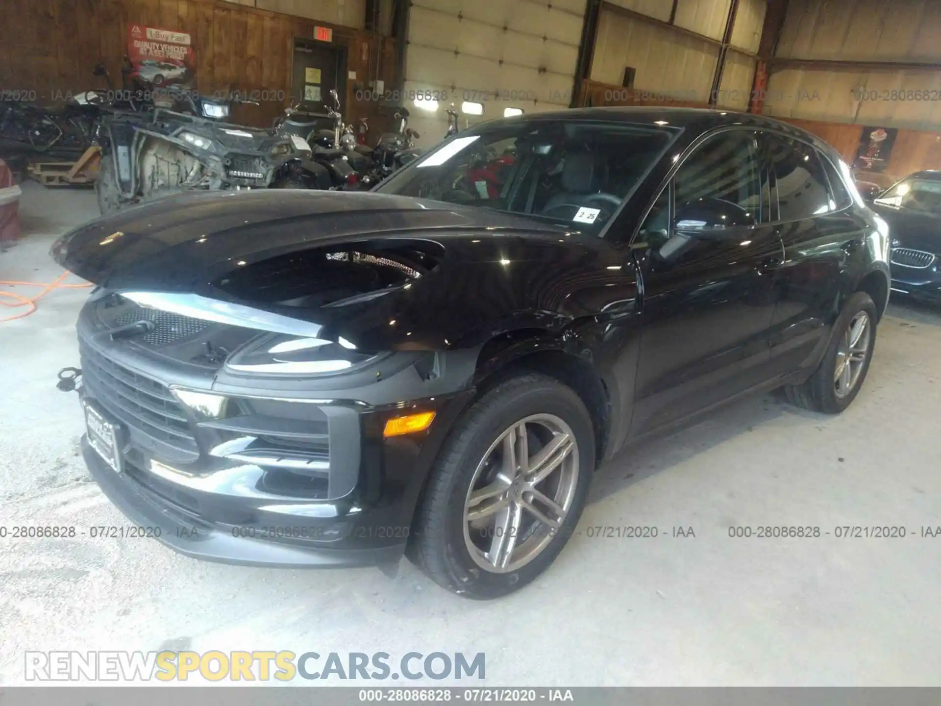 2 Photograph of a damaged car WP1AA2A55LLB04945 PORSCHE MACAN 2020