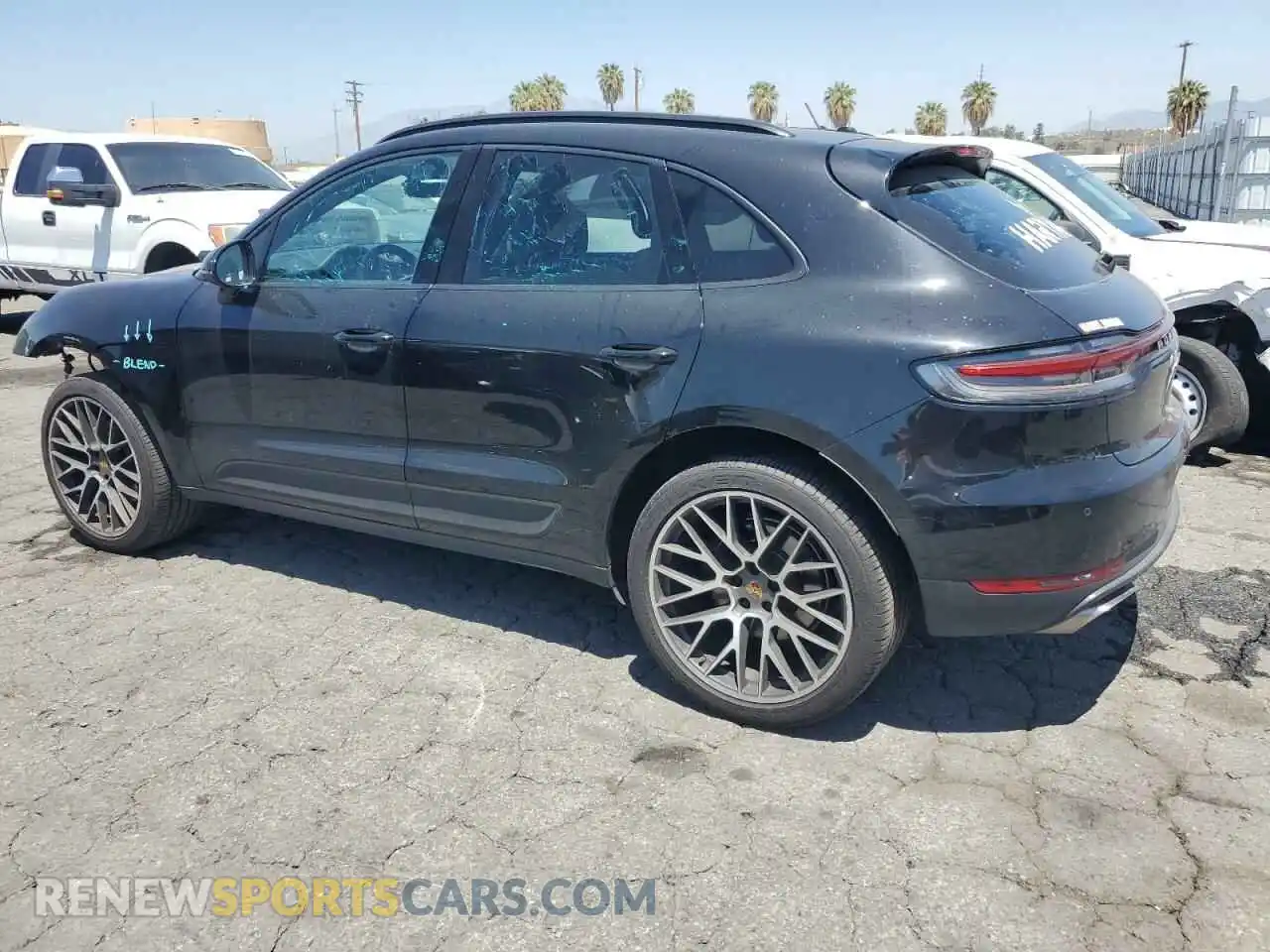 2 Photograph of a damaged car WP1AA2A55LLB08011 PORSCHE MACAN 2020