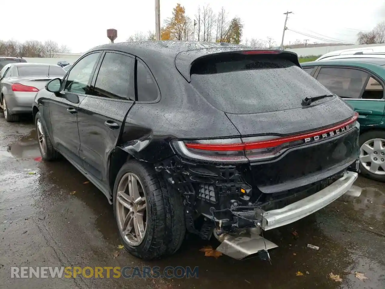 3 fotografías del automóvil dañado WP1AA2A55LLB10485 PORSCHE MACAN 2020