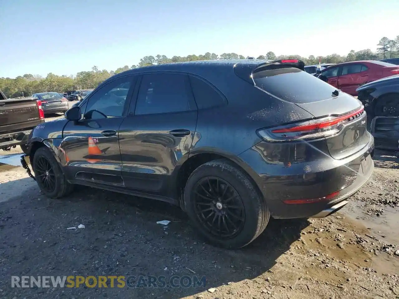 2 fotografías del automóvil dañado WP1AA2A55LLB13886 PORSCHE MACAN 2020