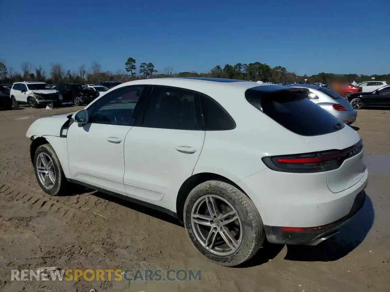 2 fotografías del automóvil dañado WP1AA2A56LLB09572 PORSCHE MACAN 2020