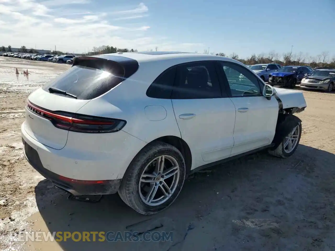 3 fotografías del automóvil dañado WP1AA2A56LLB09572 PORSCHE MACAN 2020