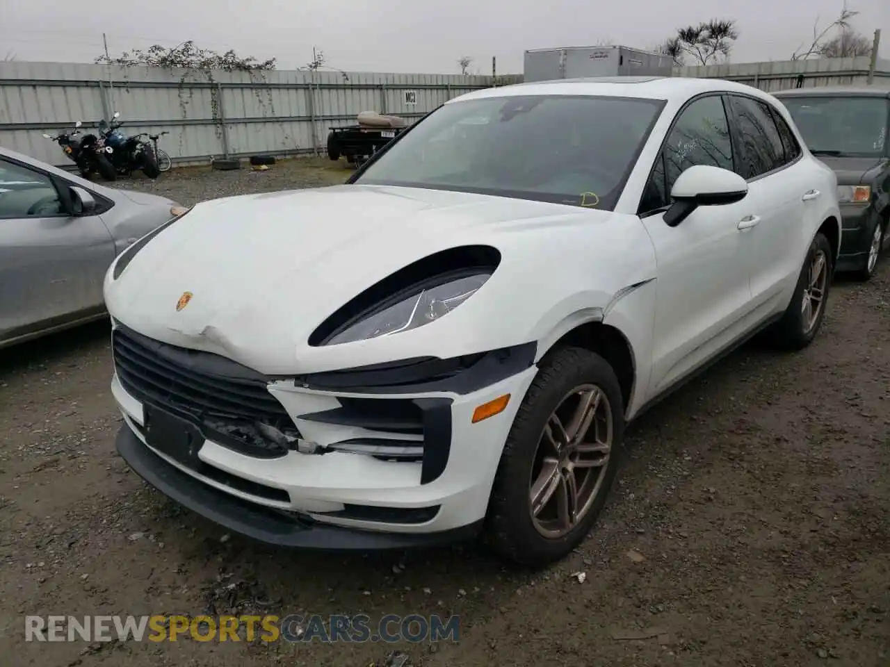 2 Photograph of a damaged car WP1AA2A56LLB12553 PORSCHE MACAN 2020