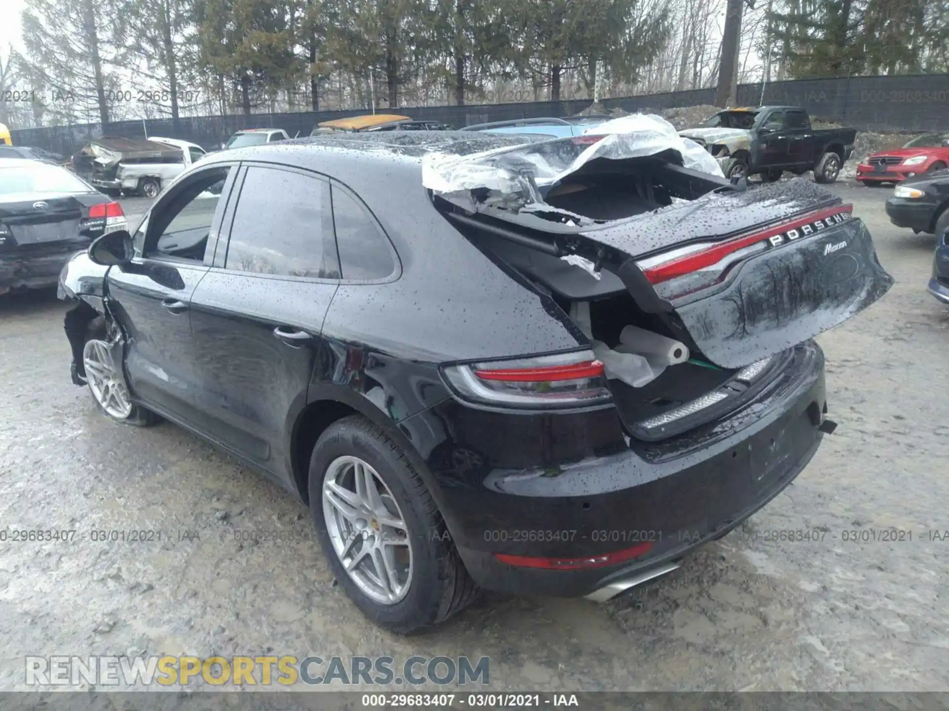 3 Photograph of a damaged car WP1AA2A57LLB12514 PORSCHE MACAN 2020