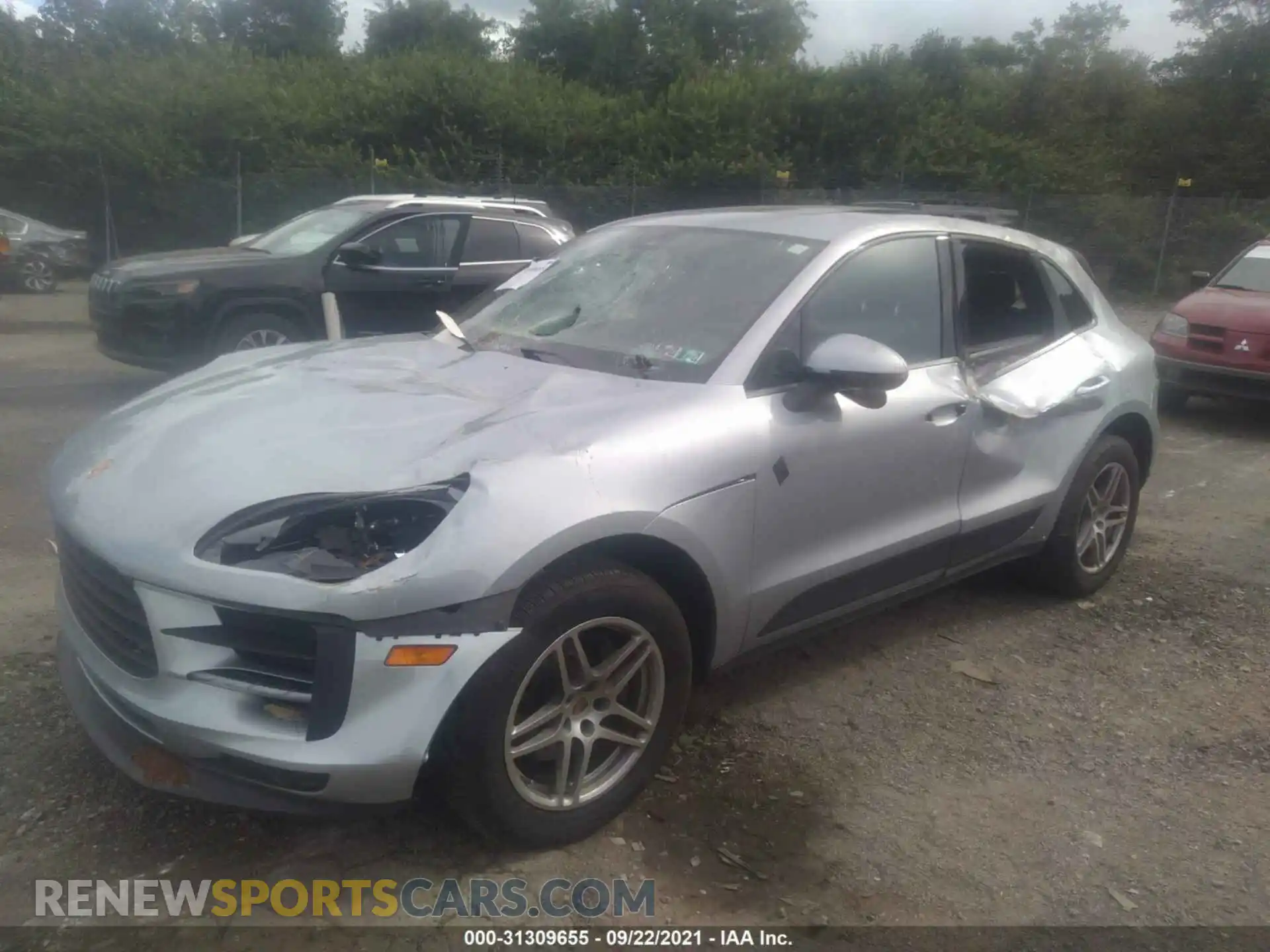 2 Photograph of a damaged car WP1AA2A57LLB13565 PORSCHE MACAN 2020