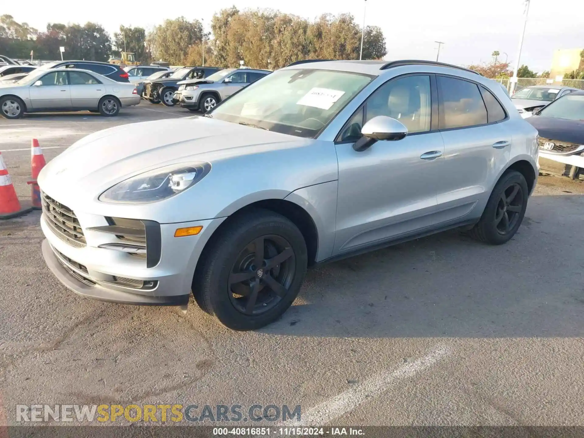 2 Photograph of a damaged car WP1AA2A58LLB09458 PORSCHE MACAN 2020