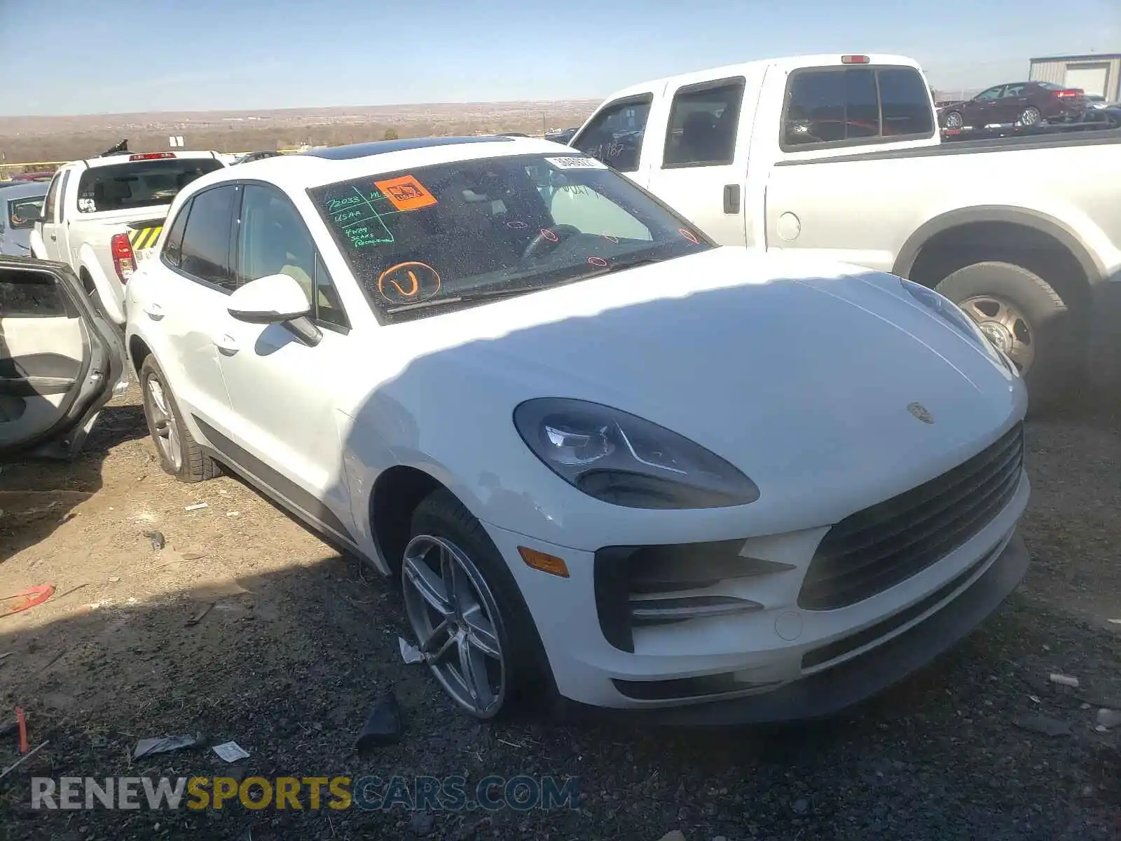 1 Photograph of a damaged car WP1AA2A59LLB01093 PORSCHE MACAN 2020