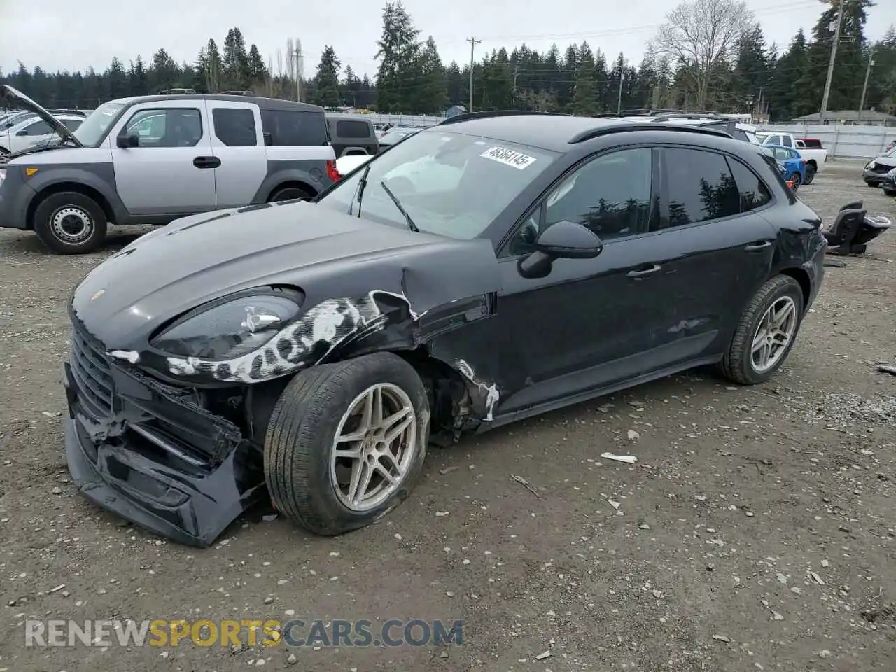 1 Photograph of a damaged car WP1AA2A59LLB06486 PORSCHE MACAN 2020
