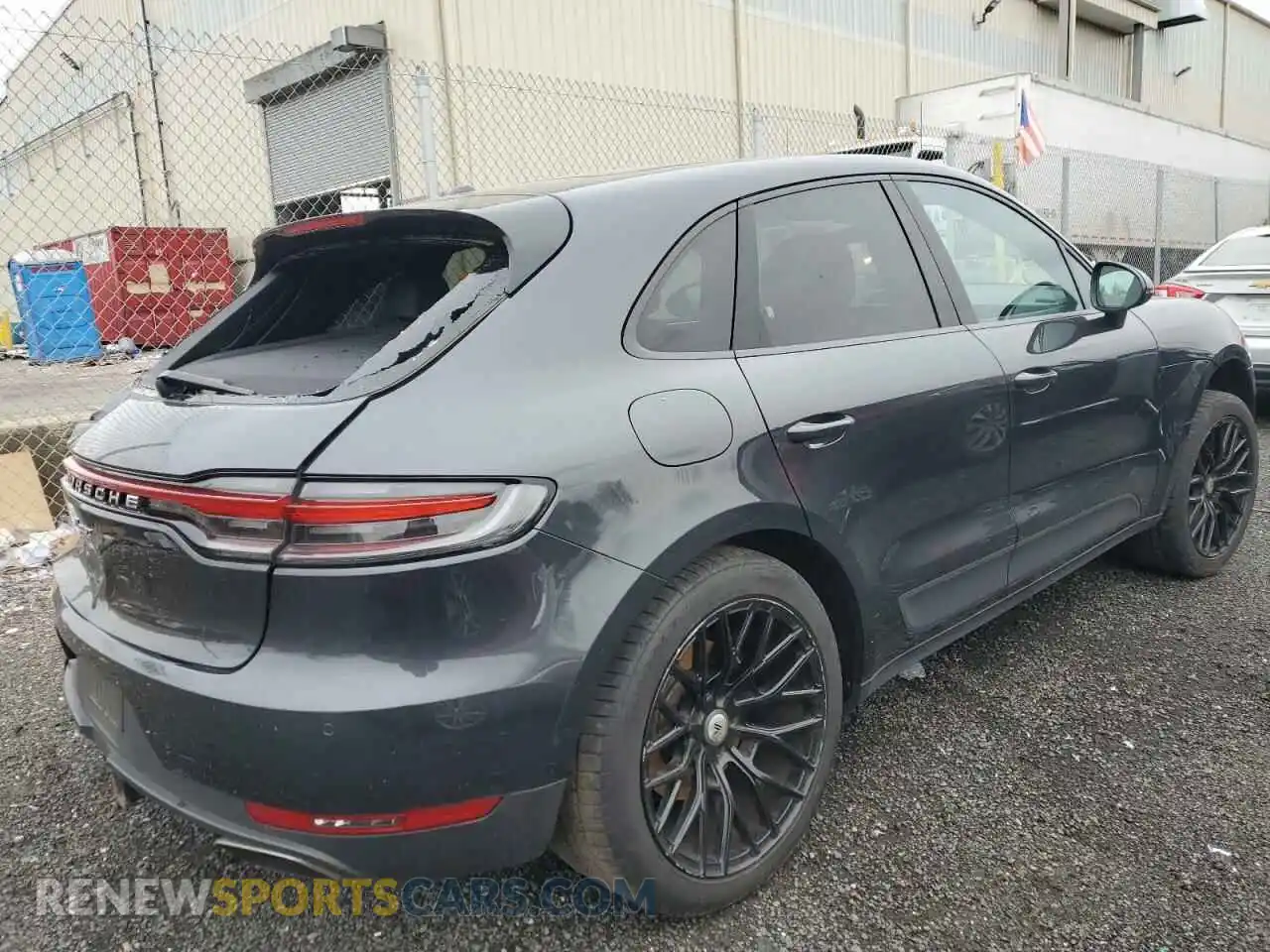 3 Photograph of a damaged car WP1AA2A59LLB14703 PORSCHE MACAN 2020