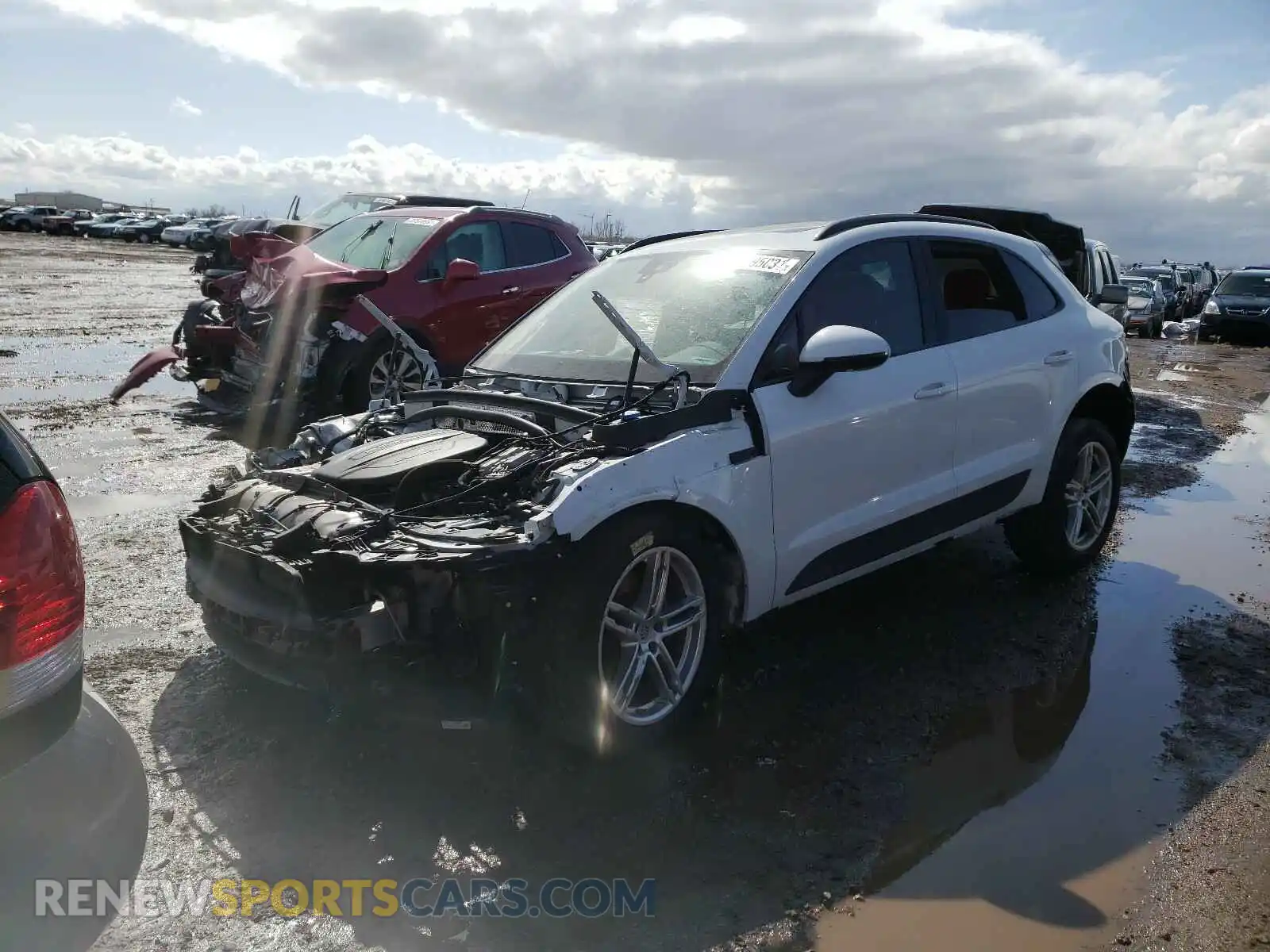 2 Photograph of a damaged car WP1AA2A59LLB15124 PORSCHE MACAN 2020