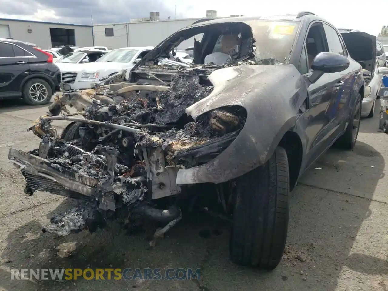 2 Photograph of a damaged car WP1AA2A5XLLB01801 PORSCHE MACAN 2020