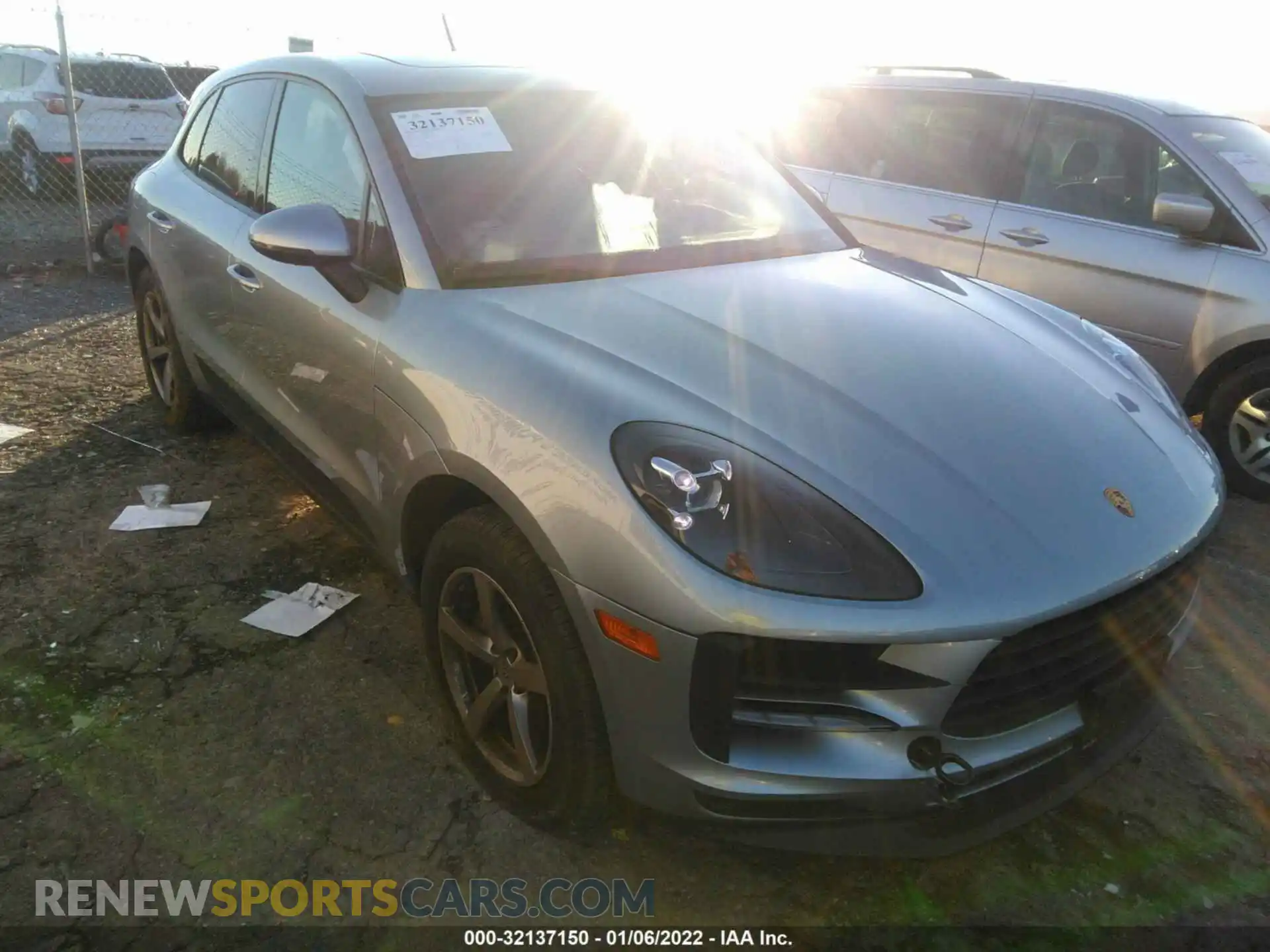 1 Photograph of a damaged car WP1AA2A5XLLB09512 PORSCHE MACAN 2020
