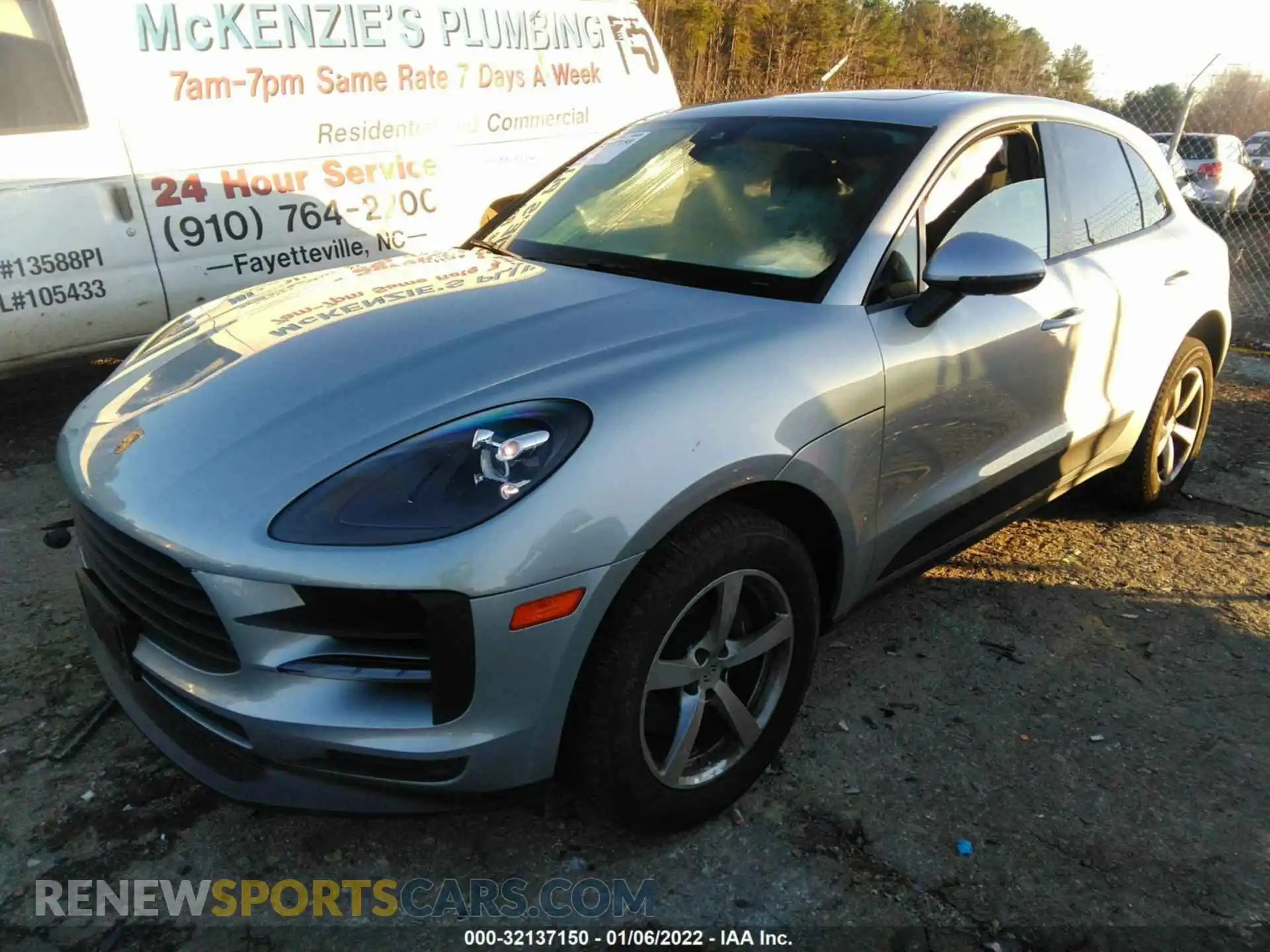 2 Photograph of a damaged car WP1AA2A5XLLB09512 PORSCHE MACAN 2020