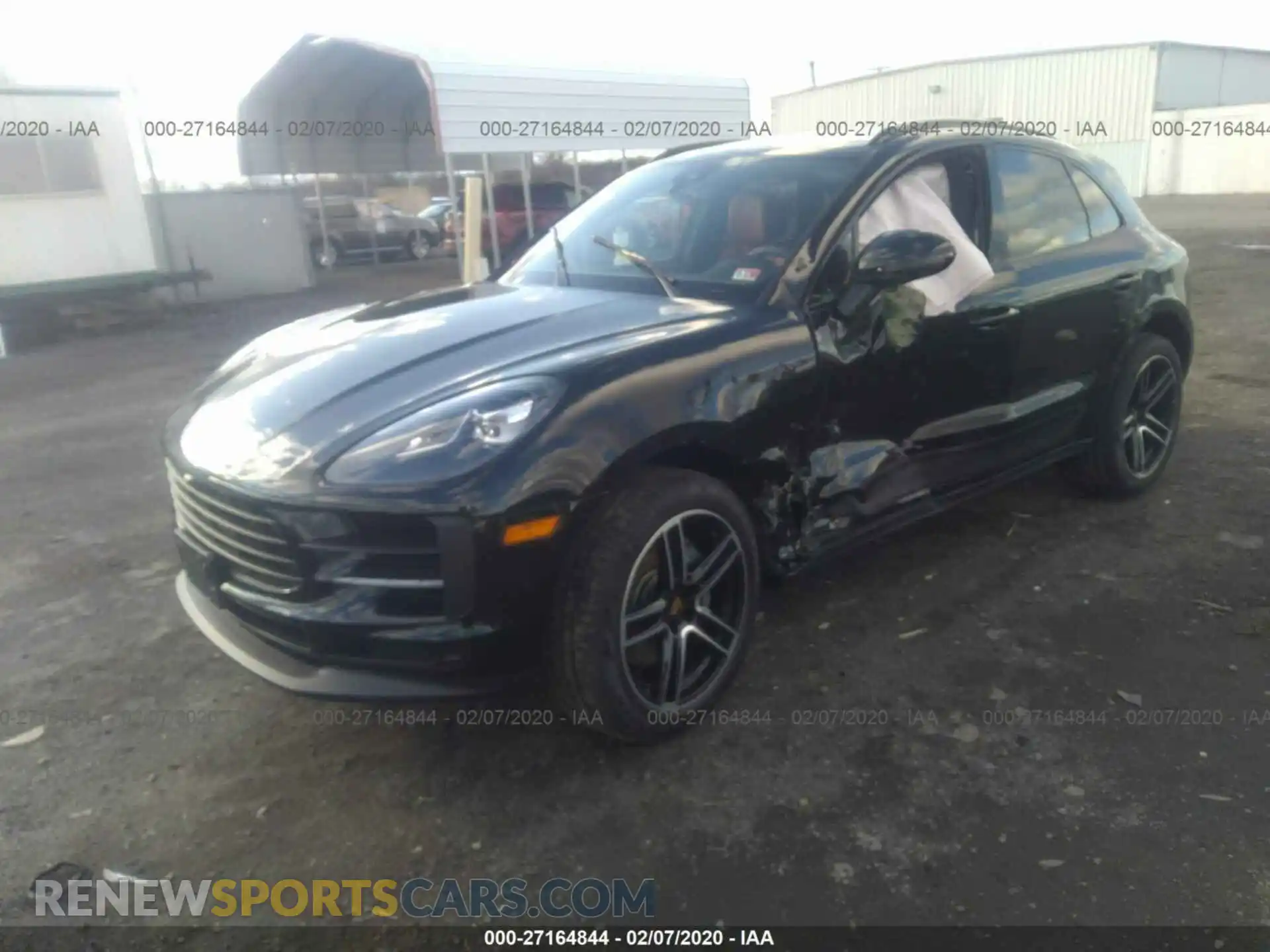 2 Photograph of a damaged car WP1AB2A52LLB34109 PORSCHE MACAN 2020