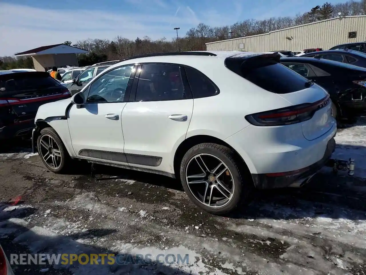2 fotografías del automóvil dañado WP1AB2A52LLB37883 PORSCHE MACAN 2020