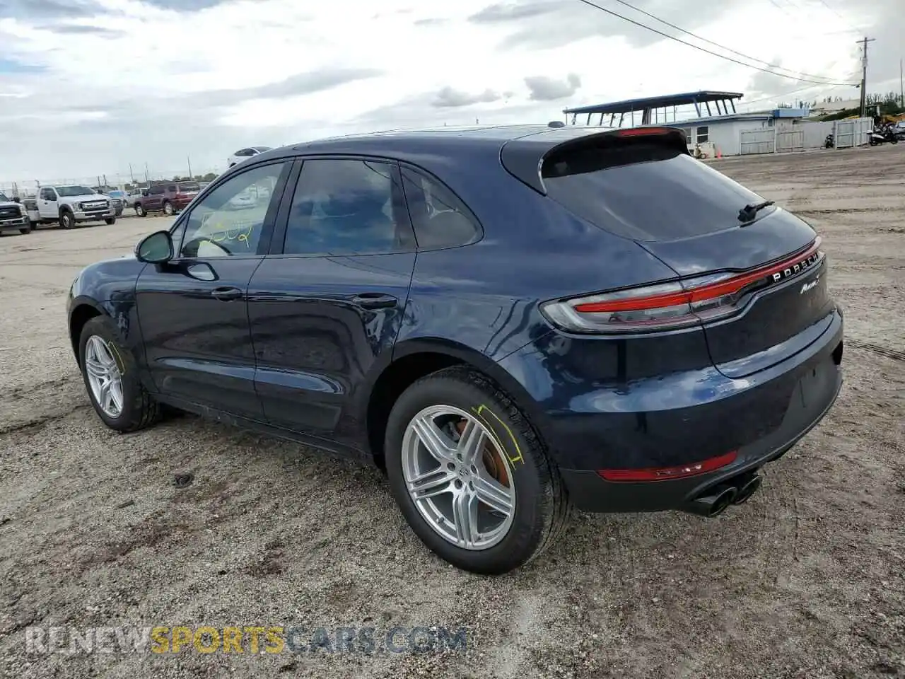 2 Photograph of a damaged car WP1AB2A53LLB32563 PORSCHE MACAN 2020