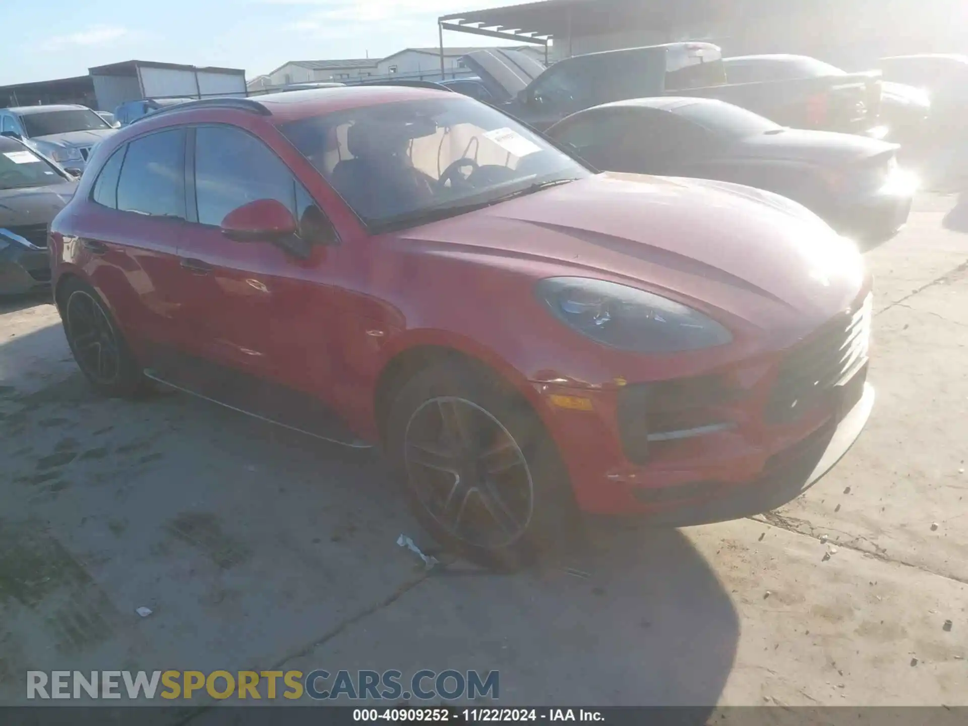 1 Photograph of a damaged car WP1AB2A53LLB35656 PORSCHE MACAN 2020