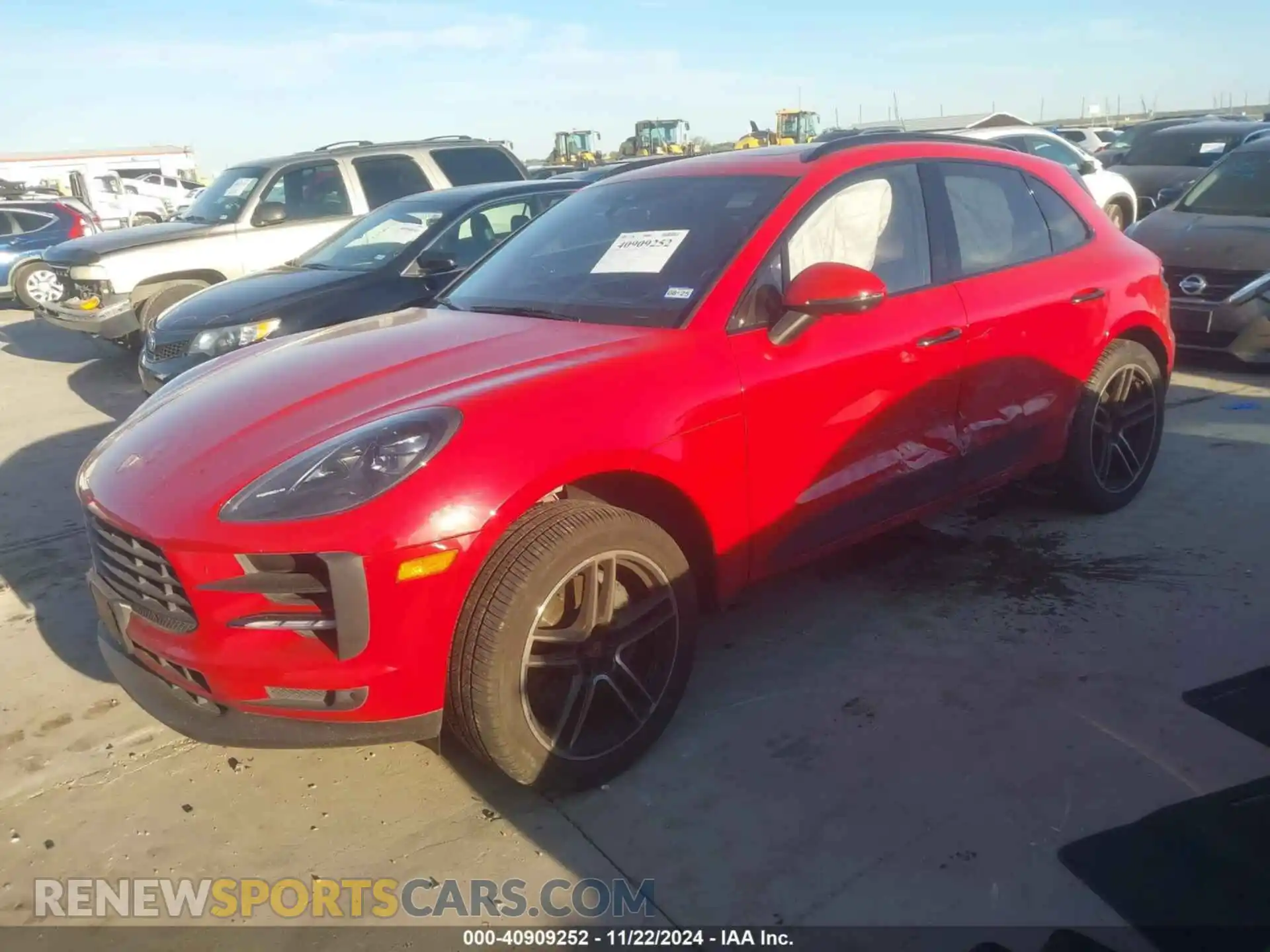 2 Photograph of a damaged car WP1AB2A53LLB35656 PORSCHE MACAN 2020
