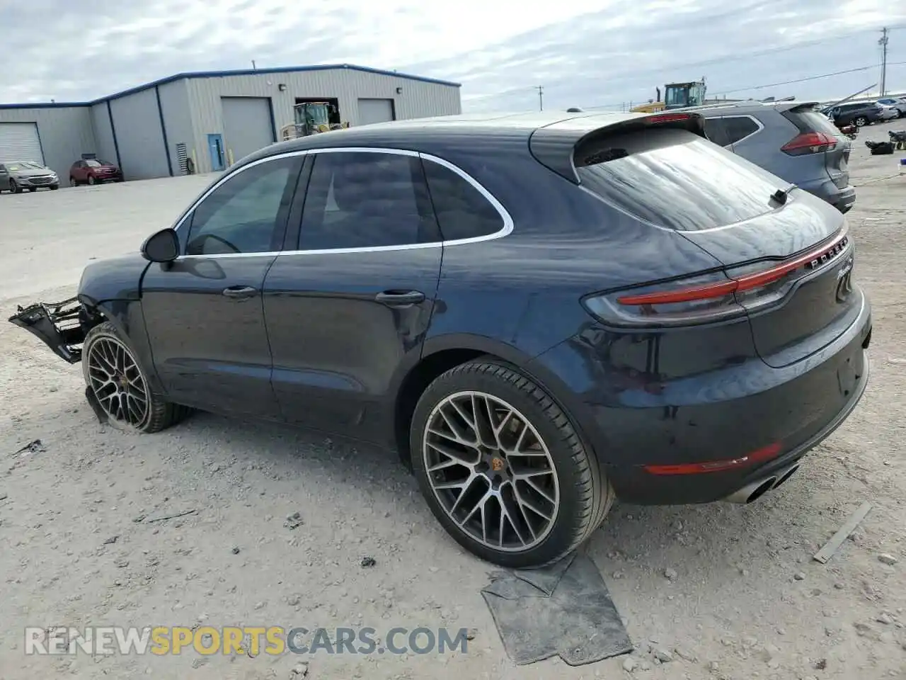 2 fotografías del automóvil dañado WP1AB2A53LLB36922 PORSCHE MACAN 2020
