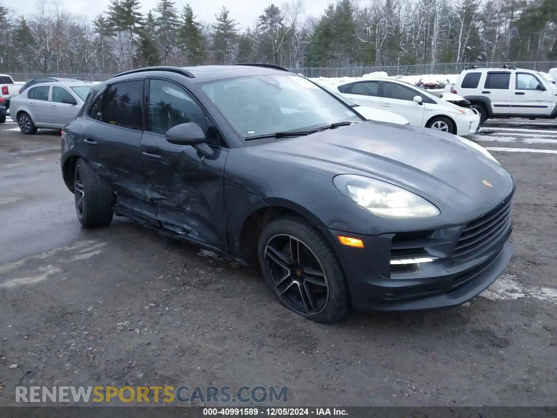 1 Photograph of a damaged car WP1AB2A54LLB37464 PORSCHE MACAN 2020