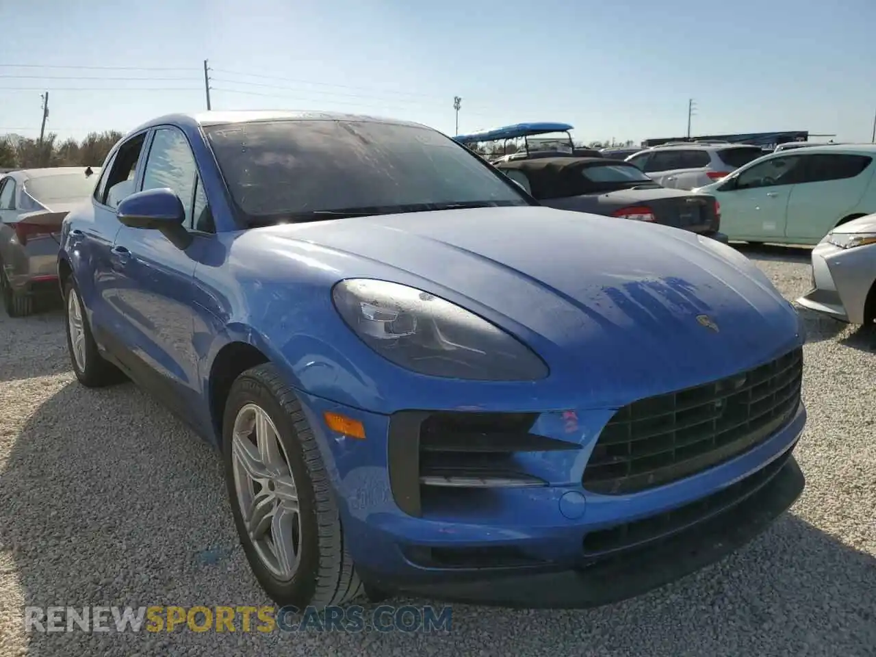 1 Photograph of a damaged car WP1AB2A55LLB35108 PORSCHE MACAN 2020