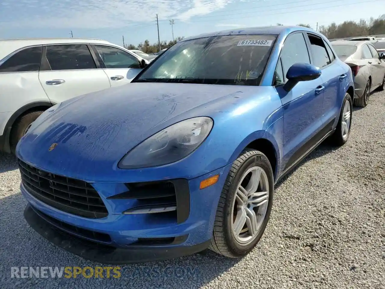 2 Photograph of a damaged car WP1AB2A55LLB35108 PORSCHE MACAN 2020