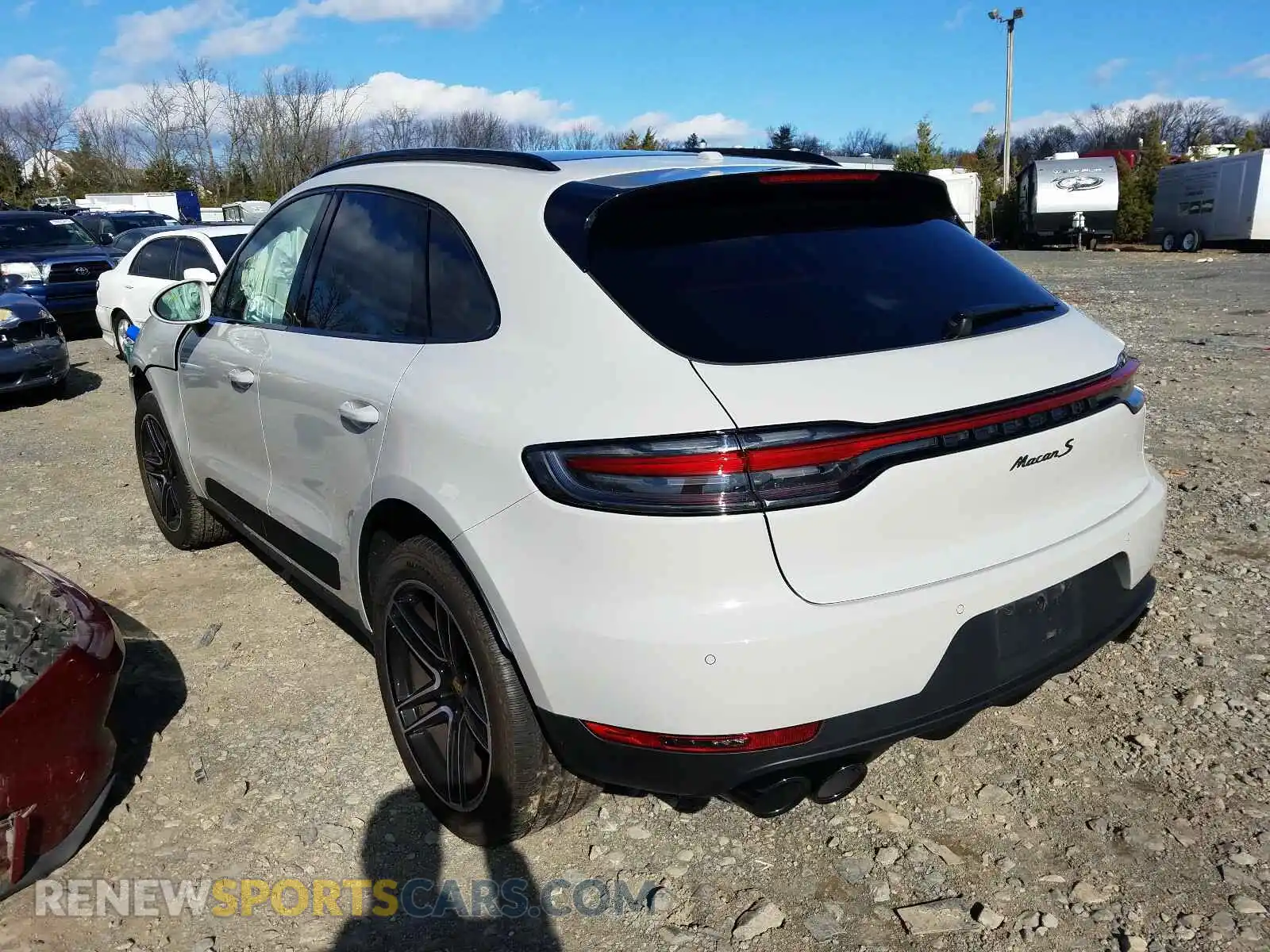 3 Photograph of a damaged car WP1AB2A57LLB32100 PORSCHE MACAN 2020