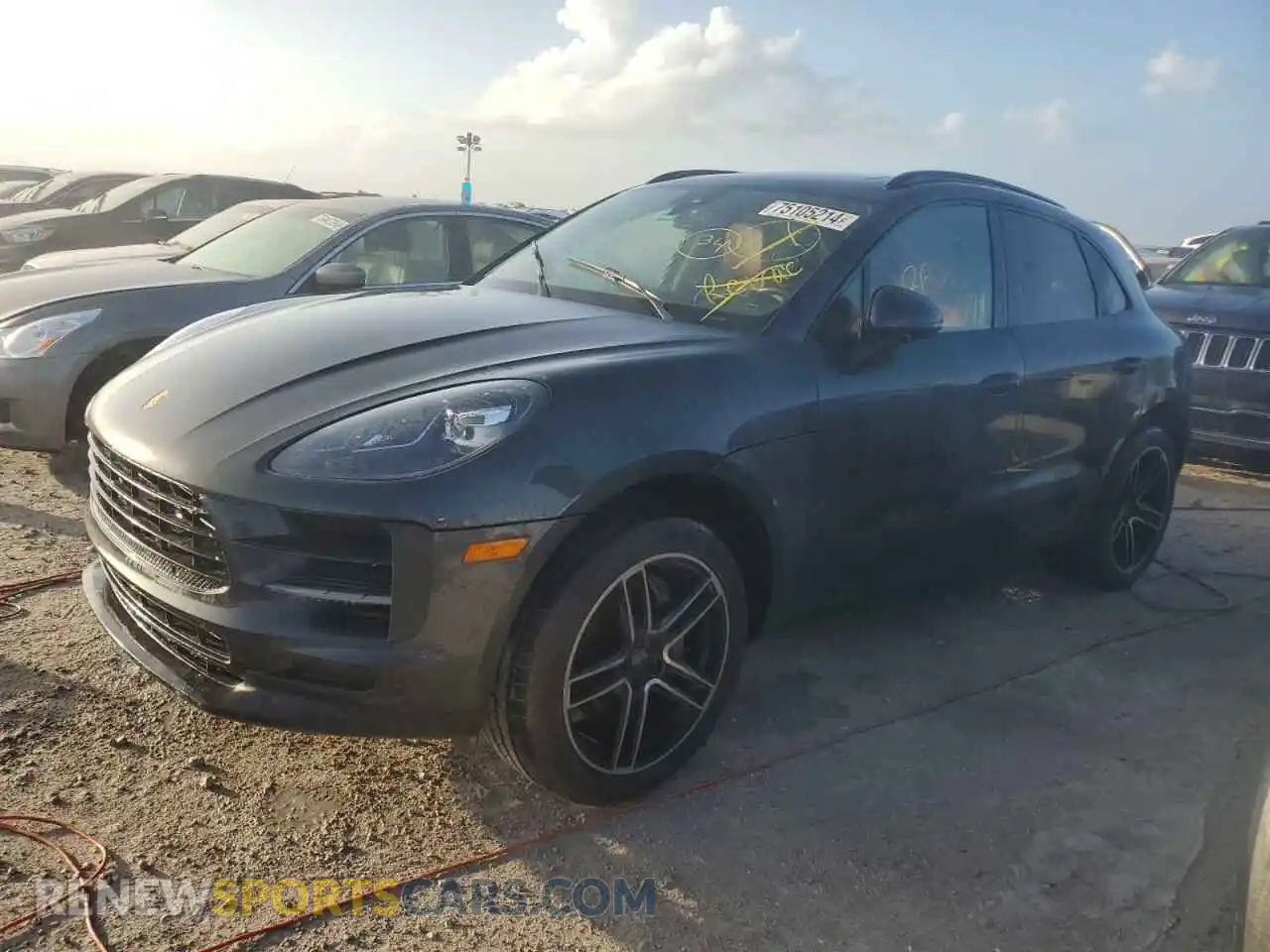 1 Photograph of a damaged car WP1AB2A57LLB32436 PORSCHE MACAN 2020