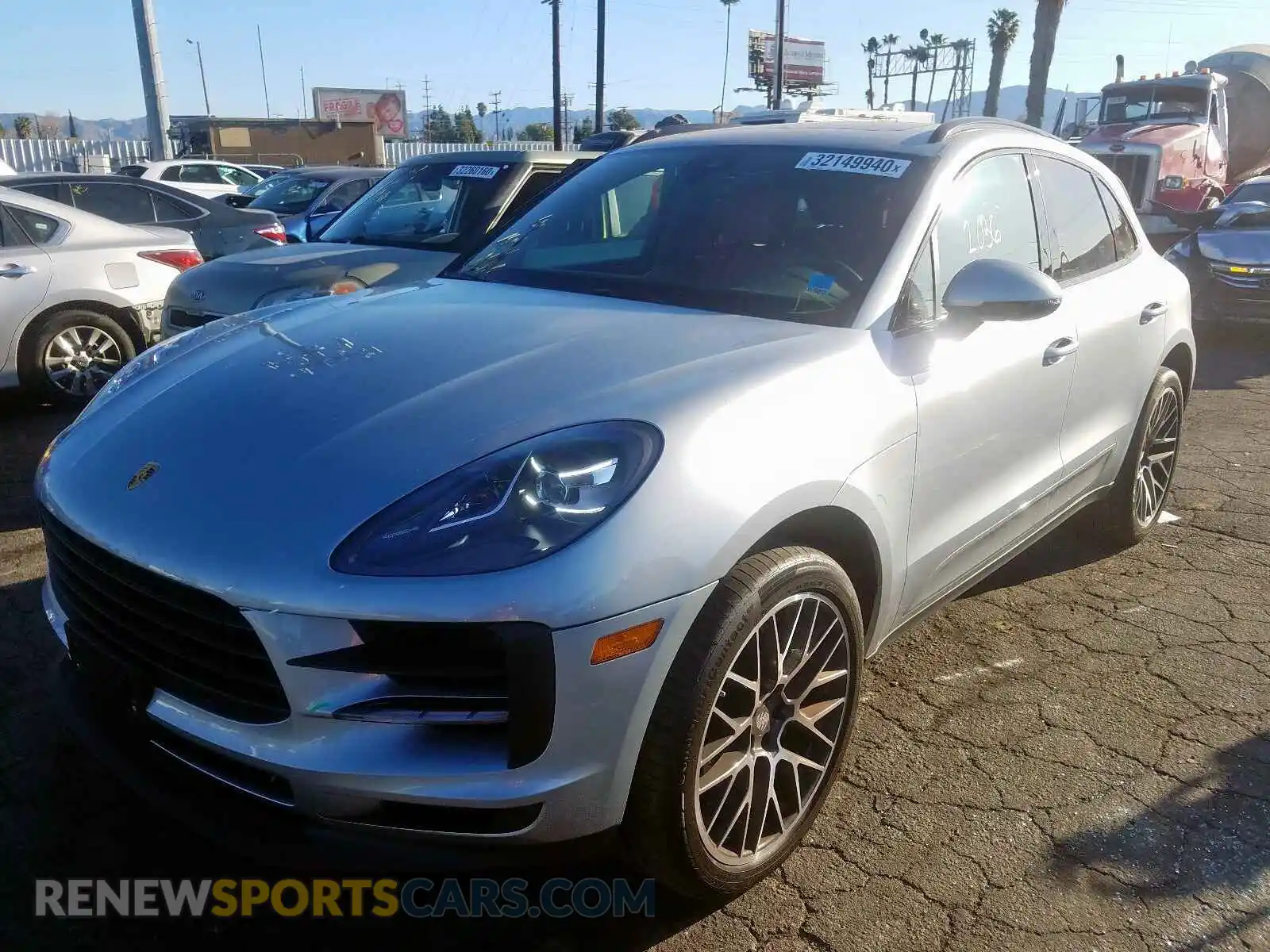 2 Photograph of a damaged car WP1AB2A57LLB33540 PORSCHE MACAN 2020