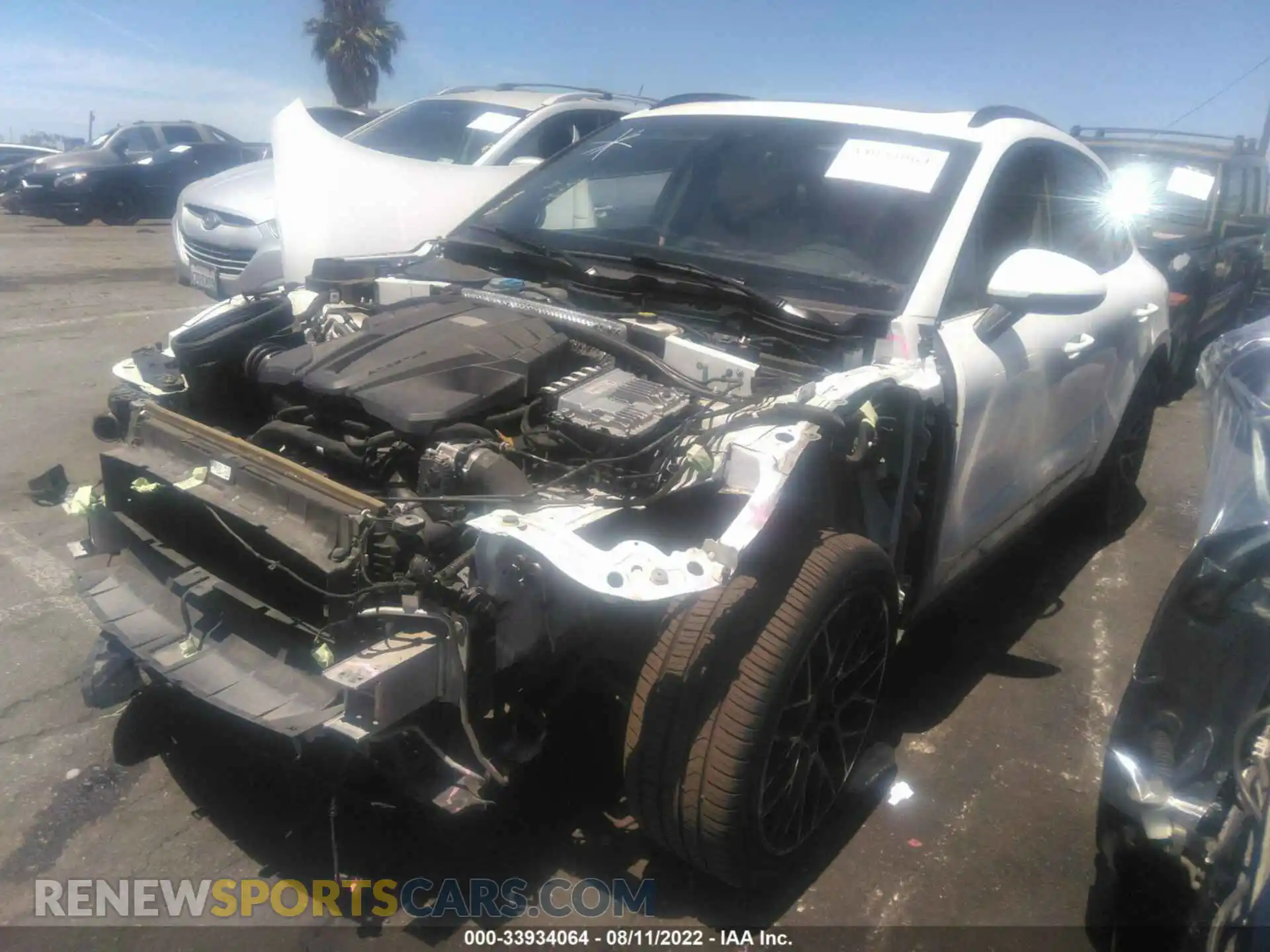 2 Photograph of a damaged car WP1AB2A58LLB31036 PORSCHE MACAN 2020
