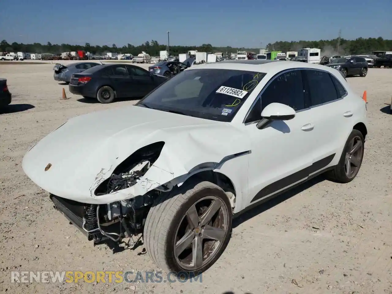 2 Photograph of a damaged car WP1AB2A59LLB36231 PORSCHE MACAN 2020