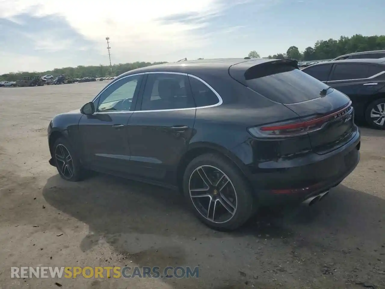 2 fotografías del automóvil dañado WP1AB2A59LLB37279 PORSCHE MACAN 2020