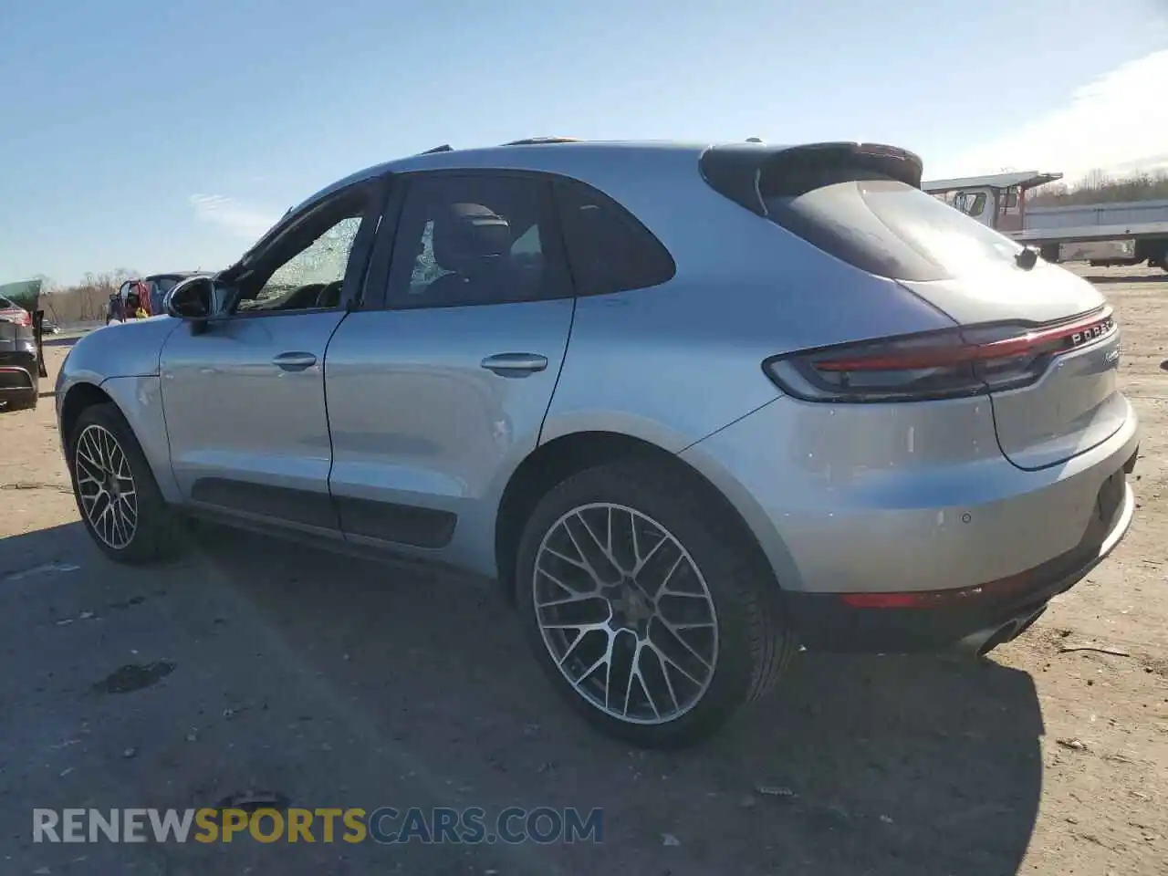 2 fotografías del automóvil dañado WP1AB2A5XLLB32236 PORSCHE MACAN 2020