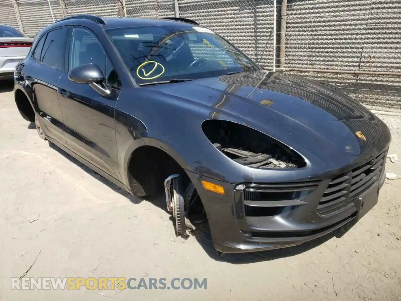 1 Photograph of a damaged car WP1AF2A55LLB60448 PORSCHE MACAN 2020