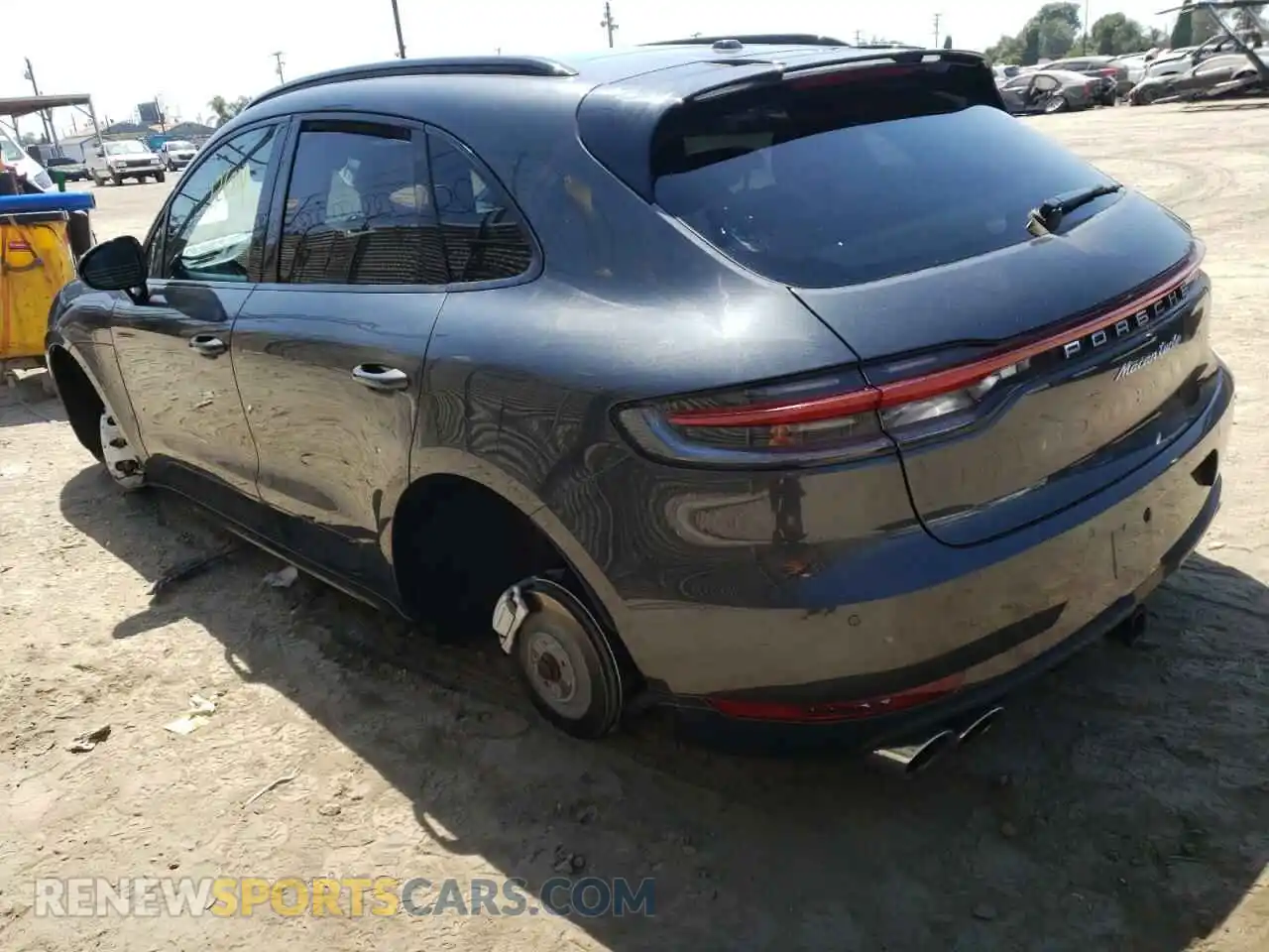 3 Photograph of a damaged car WP1AF2A55LLB60448 PORSCHE MACAN 2020