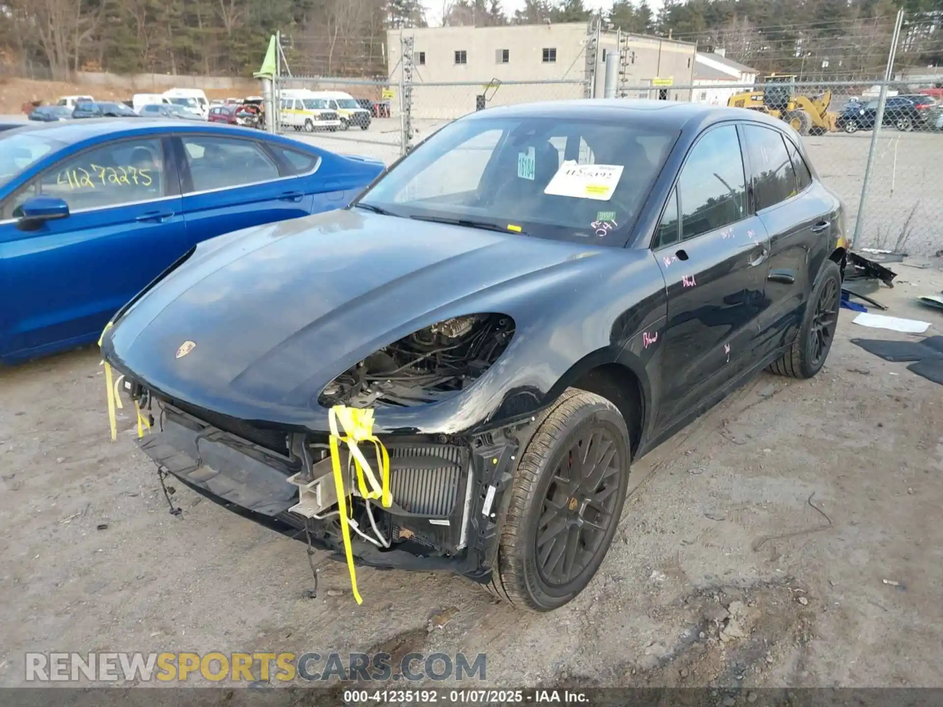 2 Photograph of a damaged car WP1AG2A53LLB55147 PORSCHE MACAN 2020