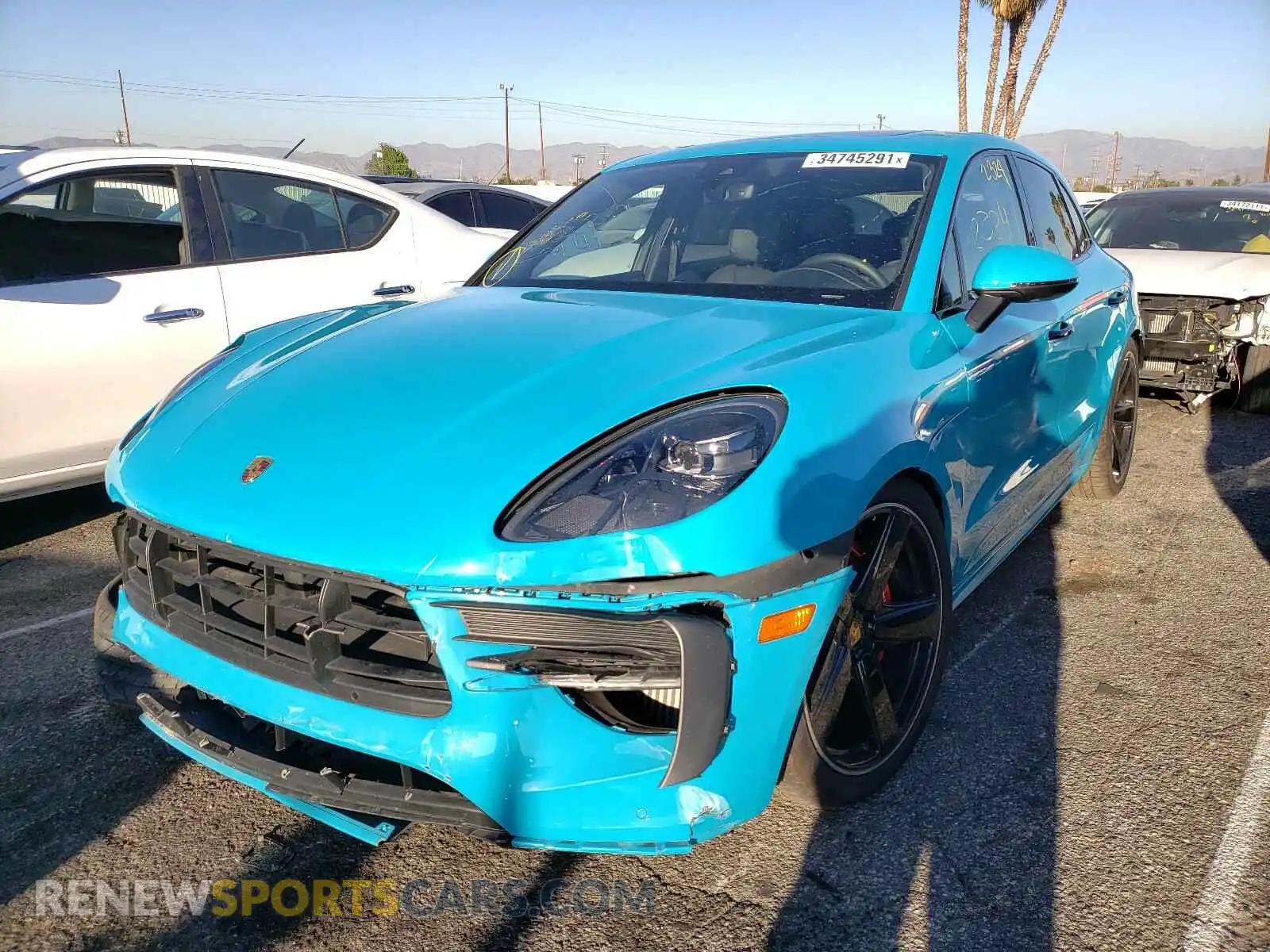 2 Photograph of a damaged car WP1AG2A54LLB55979 PORSCHE MACAN 2020