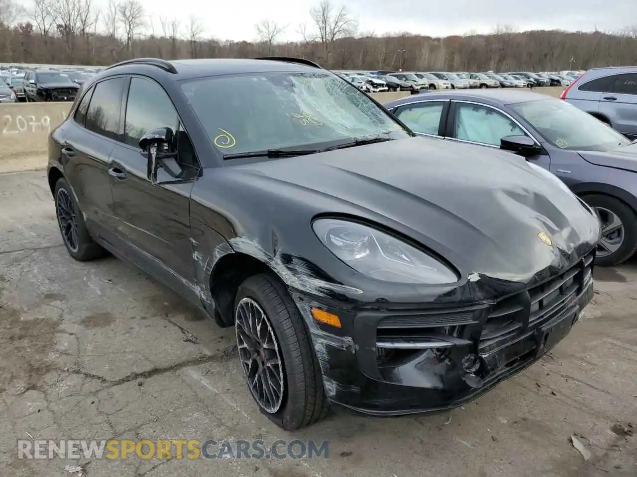 1 Photograph of a damaged car WP1AG2A57LLB55572 PORSCHE MACAN 2020