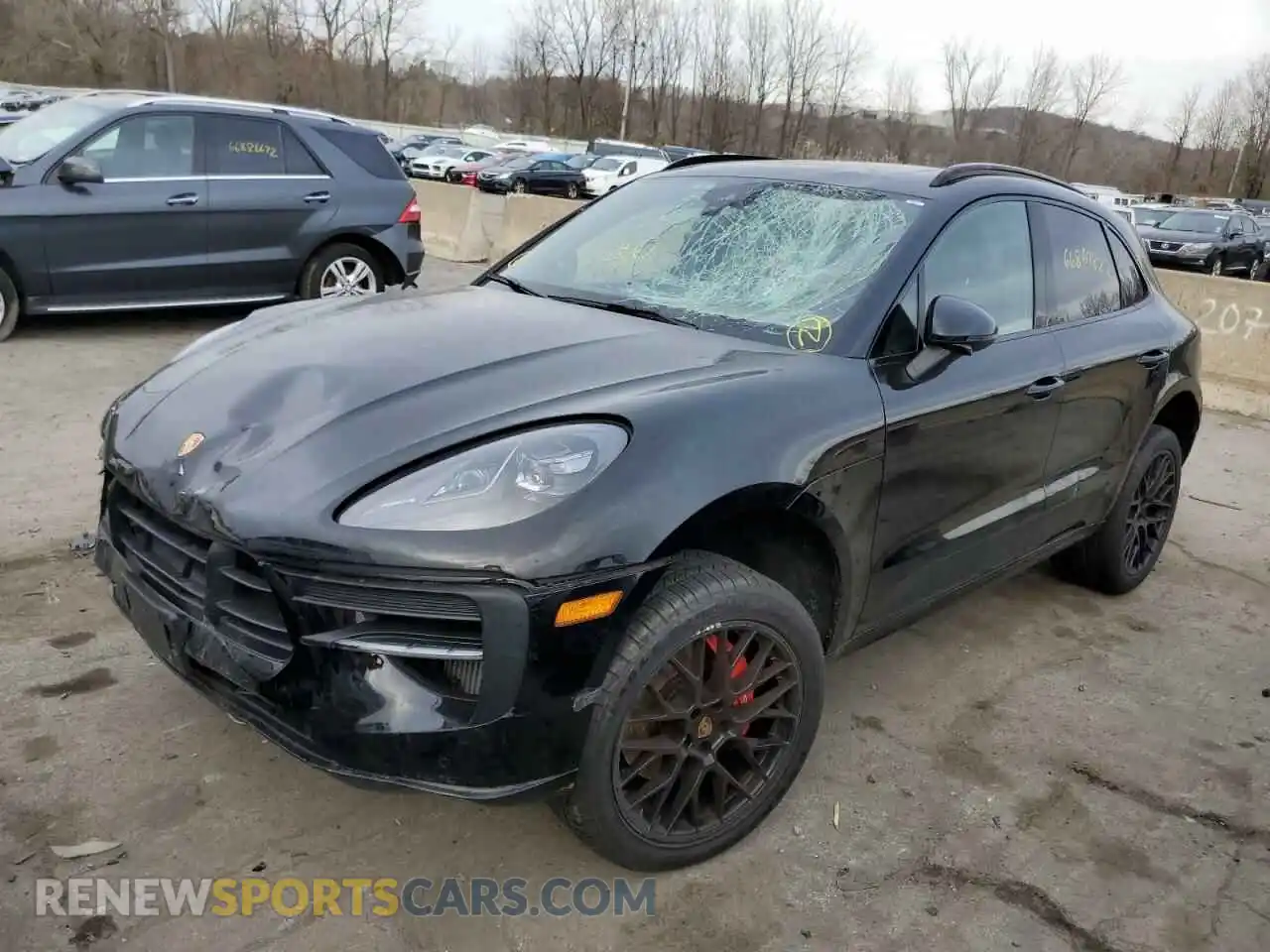 2 Photograph of a damaged car WP1AG2A57LLB55572 PORSCHE MACAN 2020