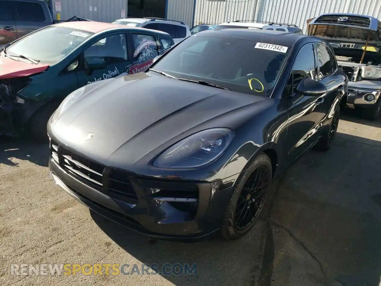 2 Photograph of a damaged car WP1AG2A59LLB55105 PORSCHE MACAN 2020