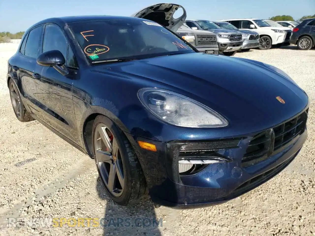 1 Photograph of a damaged car WP1AG2A5XLLB56036 PORSCHE MACAN 2020