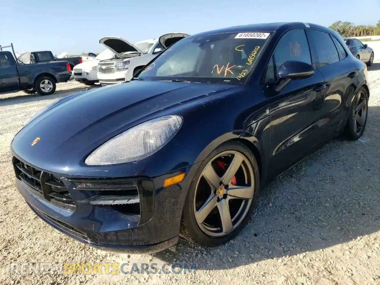 2 Photograph of a damaged car WP1AG2A5XLLB56036 PORSCHE MACAN 2020