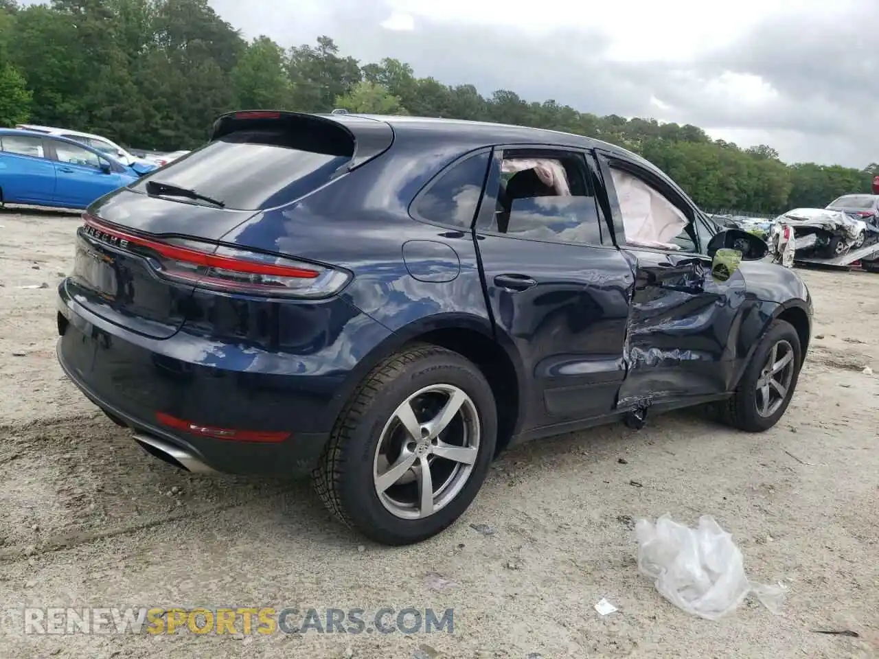 3 Photograph of a damaged car WP1AA2A50MLB05616 PORSCHE MACAN 2021